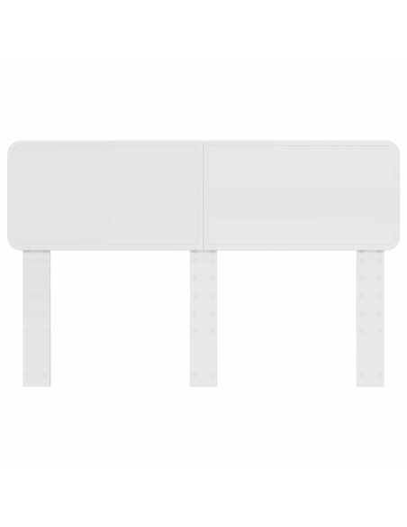 Testiera con testiera Bianco Lucido 160 cm Legno multistrato