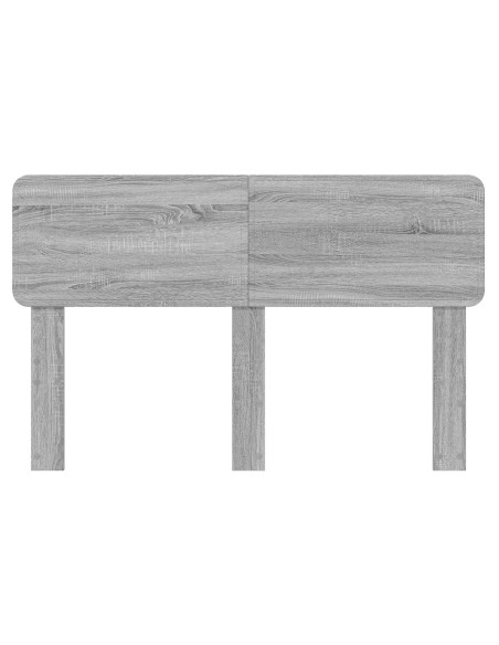 Testiera con testiera Grigio Sonoma 160 cm Legno multistrato