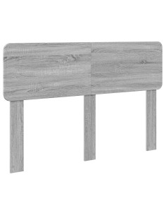Testiera con testiera Grigio Sonoma 140 cm Legno multistrato 2