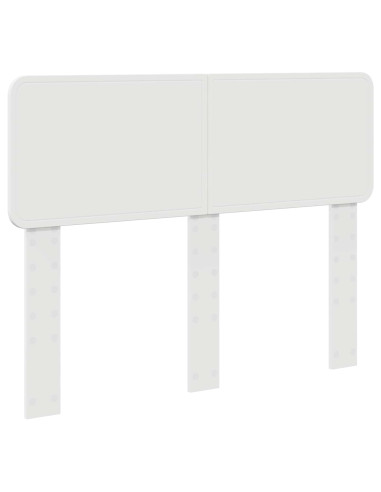 Testiera con testiera Bianco 135 cm Legno multistrato