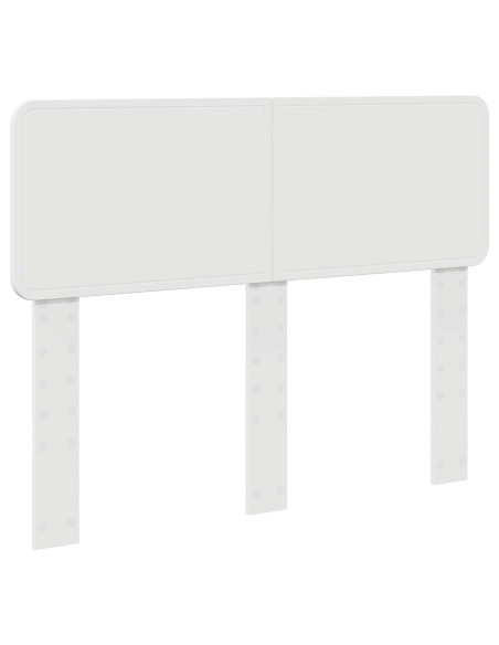 Testiera con testiera Bianco 135 cm Legno multistrato