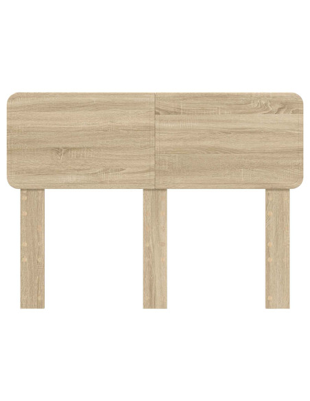 Testiera con testiera Rovere Sonoma 135 cm Legno multistrato