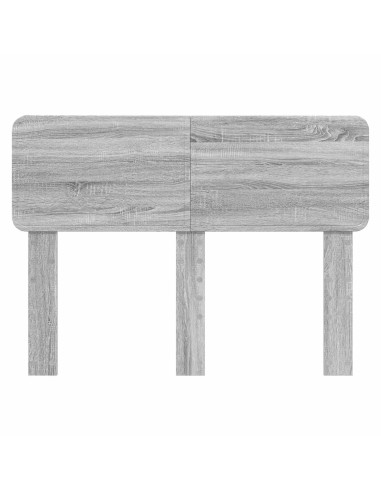 Testiera con testiera Grigio Sonoma 135 cm Legno multistrato