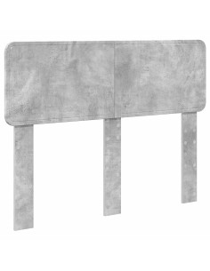 Testiera con testiera Grigio cemento 120 cm Legno multistrato 2