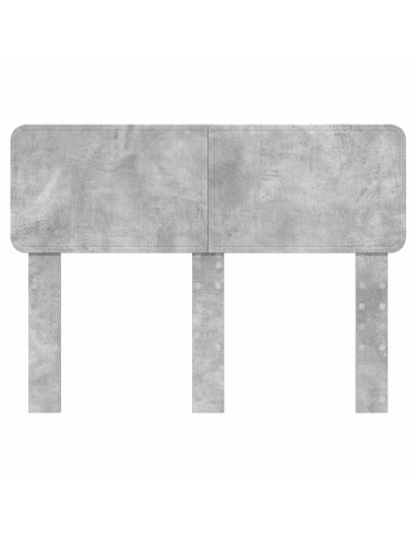 Testiera con testiera Grigio cemento 120 cm Legno multistrato