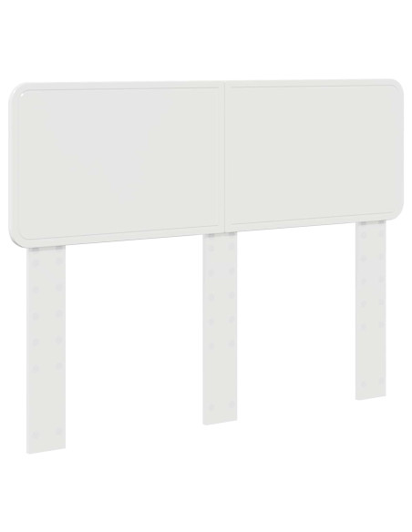 Testiera con testiera Bianco Lucido 120 cm Legno multistrato