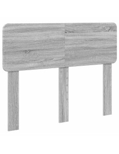 Testiera con testiera Grigio Sonoma 120 cm Legno multistrato 2