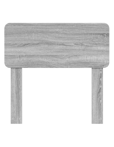 Testiera con testiera Grigio Sonoma 100 cm Legno multistrato