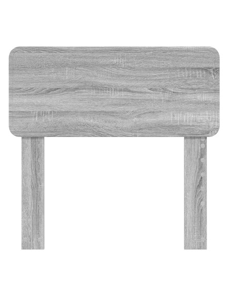 Testiera con testiera Grigio Sonoma 100 cm Legno multistrato