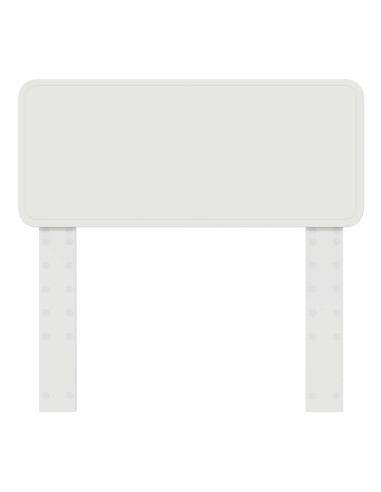 Testiera con testiera Bianco 90 cm Legno multistrato