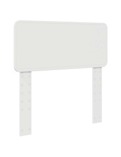 Testiera con testiera Bianco 80 cm Legno multistrato 2