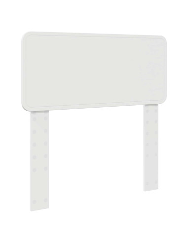 Testiera con testiera Bianco 80 cm Legno multistrato