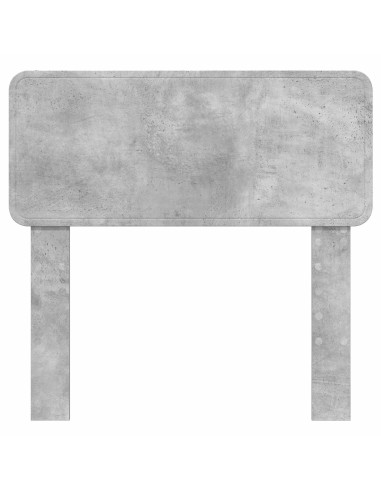 Testiera con testiera Grigio cemento 80 cm Legno multistrato