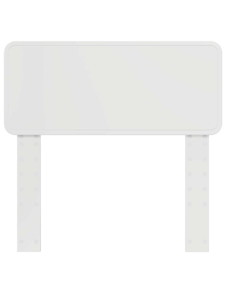 Testiera con testiera Bianco Lucido 80 cm Legno multistrato