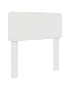 Testiera con testiera Bianco Lucido 75 cm Legno multistrato 2