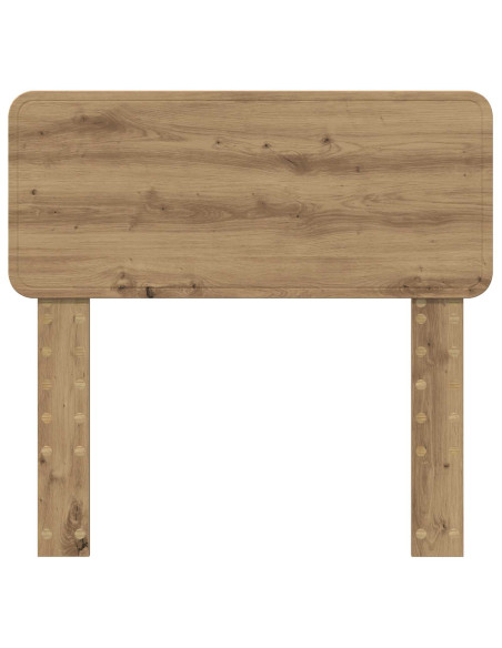 Testiera Rovere artigianale 75 cm Legno multistrato