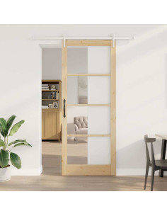 Porta scorrevole Naturale 93 x 232 cm