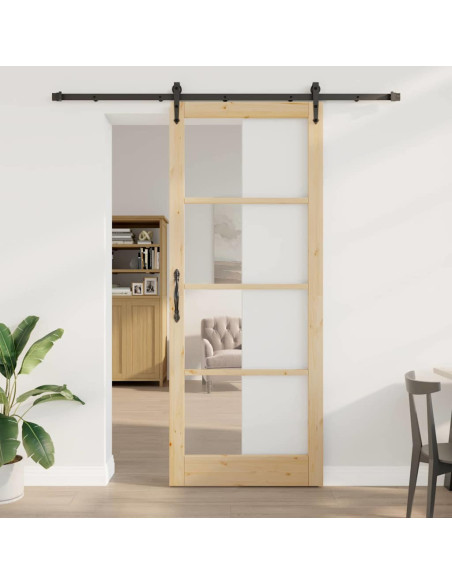 Porta scorrevole ORKDAL Naturale 93 x 232 cm