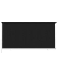 Tenda a Rullo per Esterni 300x140 cm Nera