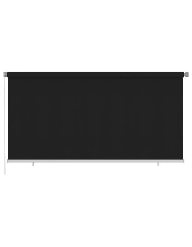 Tenda a Rullo per Esterni 300x140 cm Nera