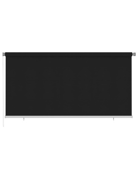 Tenda a Rullo per Esterni 300x140 cm Nera