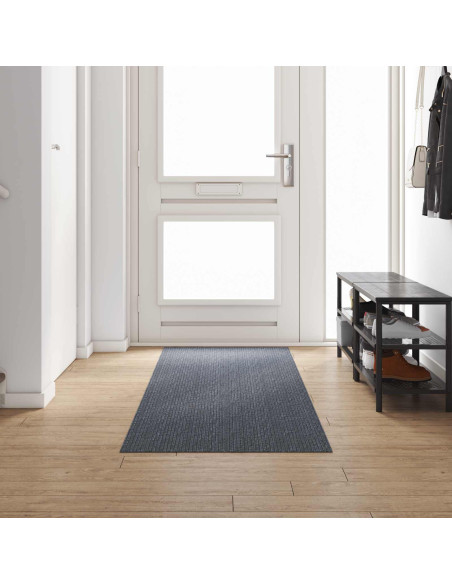 Runner in Moquette Grigio 80 x 300 cm Tessuto