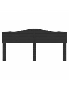 Testiera con testiera Rovere Nero 200 cm Legno multistrato 2