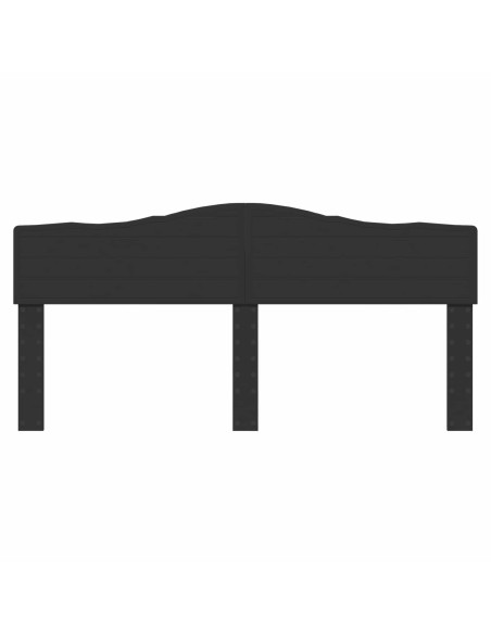 Testiera con testiera Rovere Nero 200 cm Legno multistrato