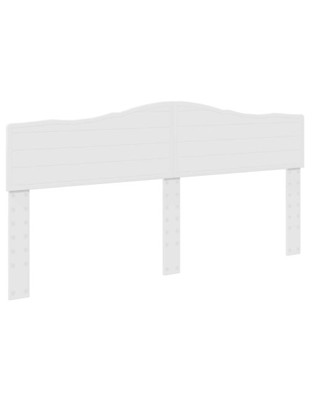 Testiera con testiera Bianco Lucido 200 cm Legno multistrato