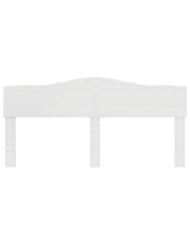 Testiera con testiera Bianco 180 cm Legno multistrato