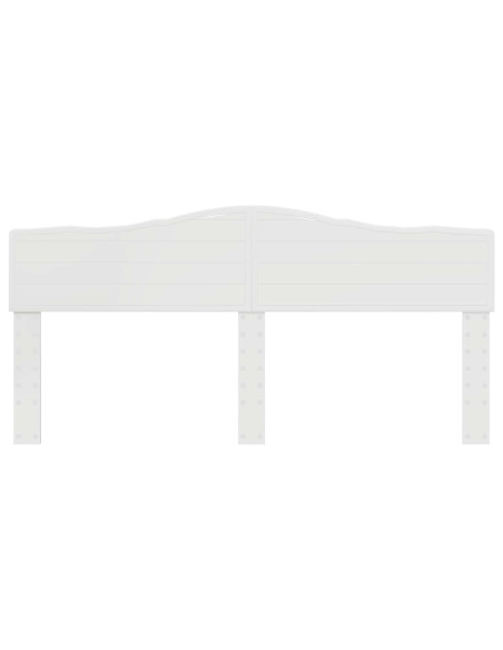Testiera con testiera Bianco 180 cm Legno multistrato