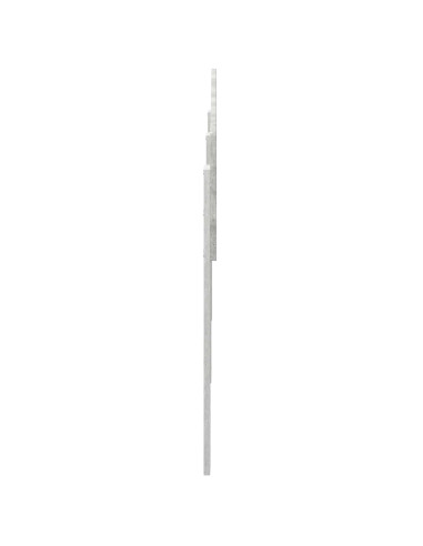Testiera con testiera Grigio cemento 180 cm Legno multistrato