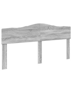 Testiera con testiera Grigio Sonoma 180 cm Legno multistrato 2