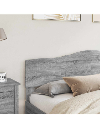 Testiera con testiera Grigio Sonoma 180 cm Legno multistrato