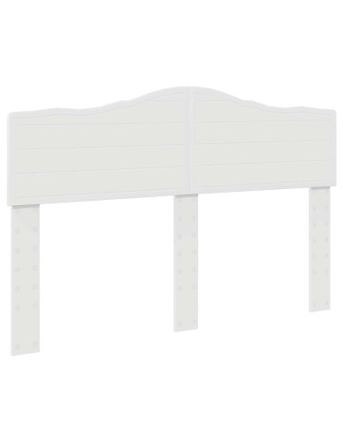 Testiera con testiera Bianco 160 cm Legno multistrato