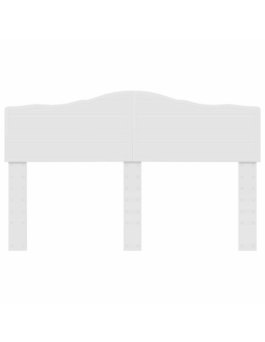 Testiera con testiera Bianco 160 cm Legno multistrato