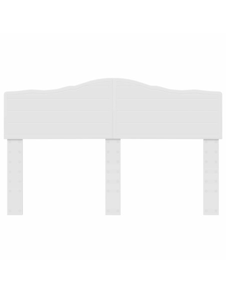 Testiera con testiera Bianco 160 cm Legno multistrato