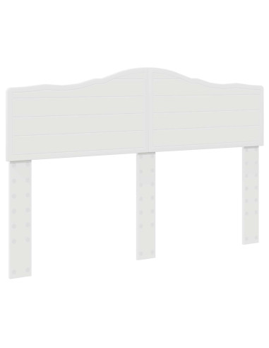 Testiera con testiera Bianco Lucido 160 cm Legno multistrato