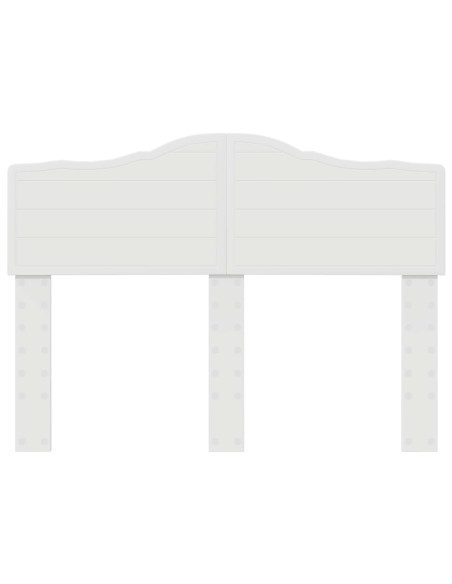 Testiera con testiera Bianco 135 cm Legno multistrato