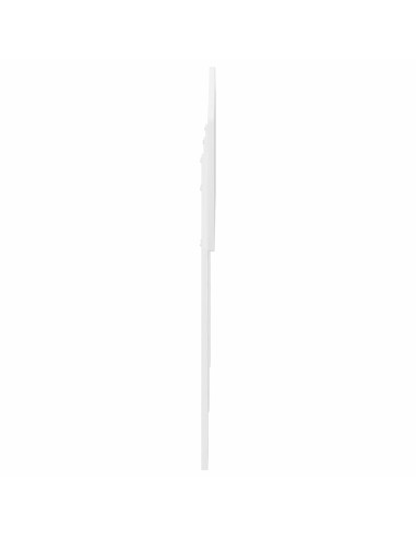 Testiera con testiera Bianco 135 cm Legno multistrato