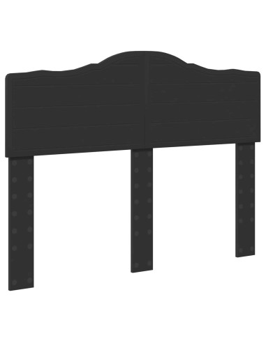 Testiera con testiera Rovere Nero 135 cm Legno multistrato