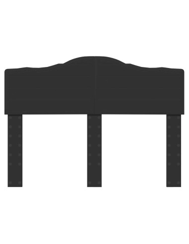 Testiera con testiera Rovere Nero 135 cm Legno multistrato