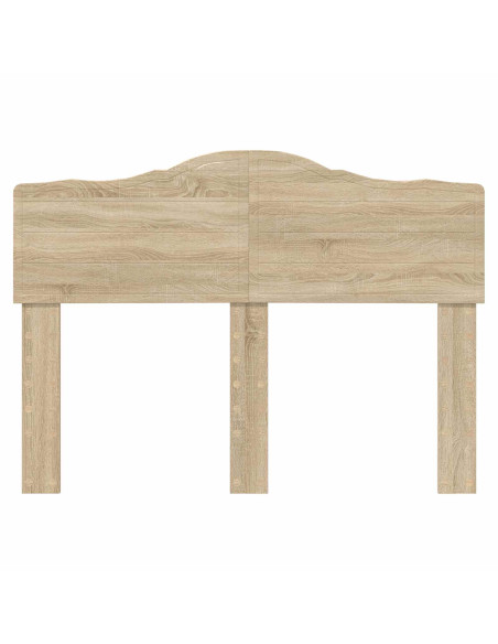 Testiera con testiera Rovere Sonoma 135 cm Legno multistrato