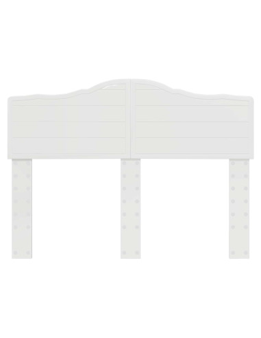 Testiera con testiera Bianco Lucido 135 cm Legno multistrato