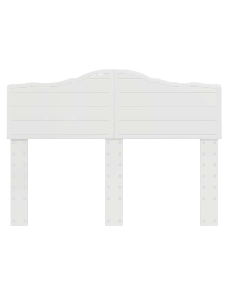 Testiera con testiera Bianco Lucido 135 cm Legno multistrato