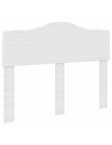Testiera con testiera Bianco Lucido 120 cm Legno multistrato