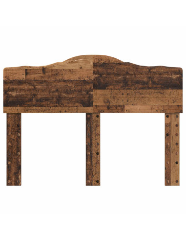 Testiera con testiera Legno vecchio 120 cm Legno multistrato