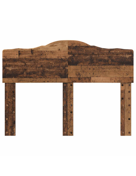 Testiera con testiera Legno vecchio 120 cm Legno multistrato