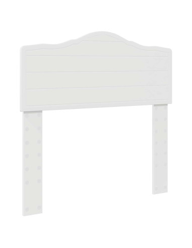 Testiera con testiera Bianco 100 cm Legno multistrato