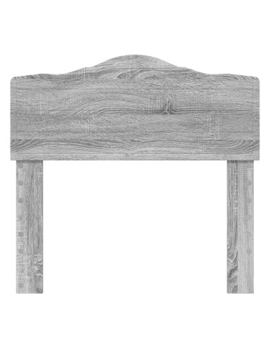 Testiera con testiera Grigio Sonoma 100 cm Legno multistrato